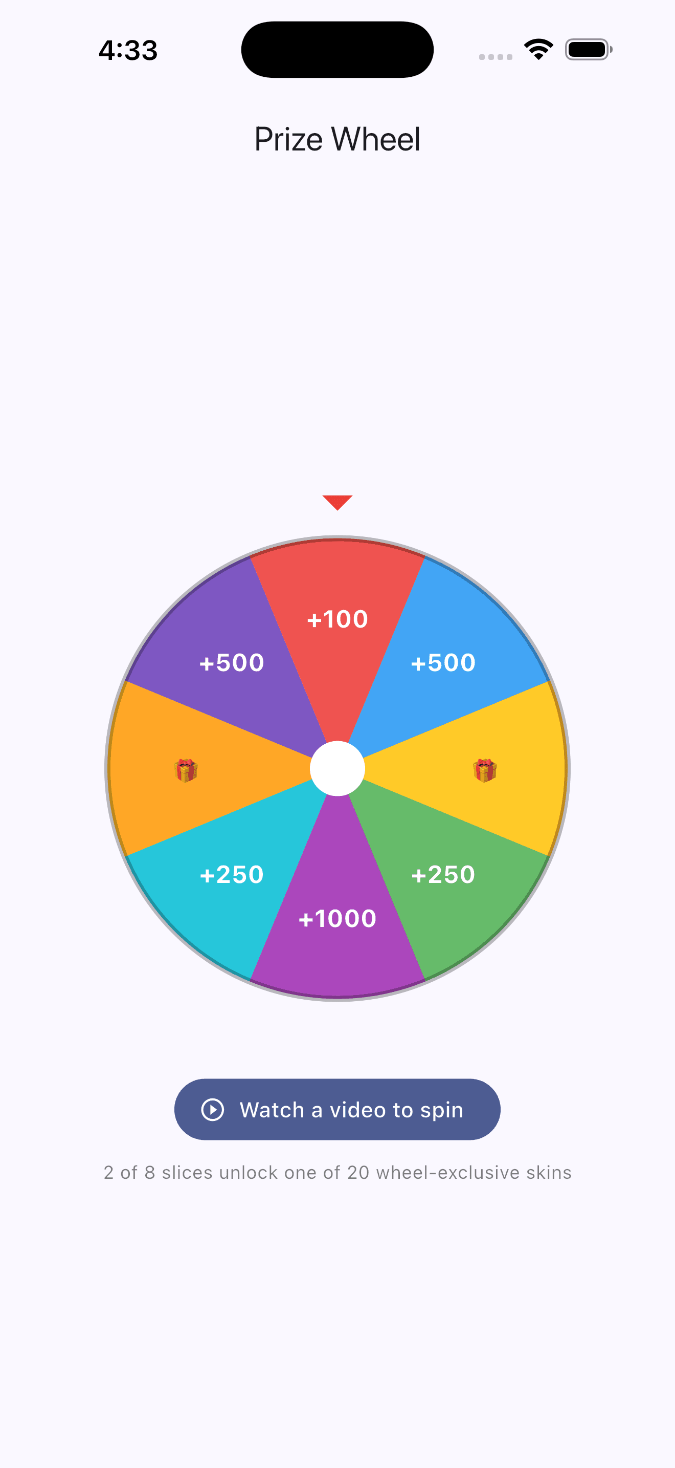 World Button screen 3